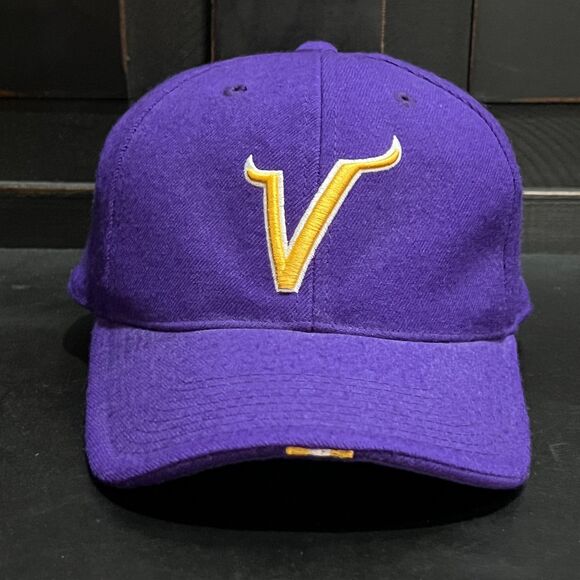 Nike Other - Vintage 90s Nike Team Minnesota Vikings Wool Fitted Hat Purple NFL Football 7